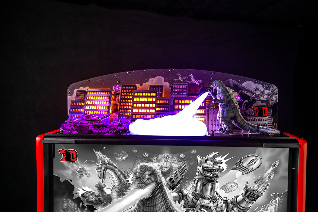 GODZILLA 70TH PINBALL MACHINE TOPPER