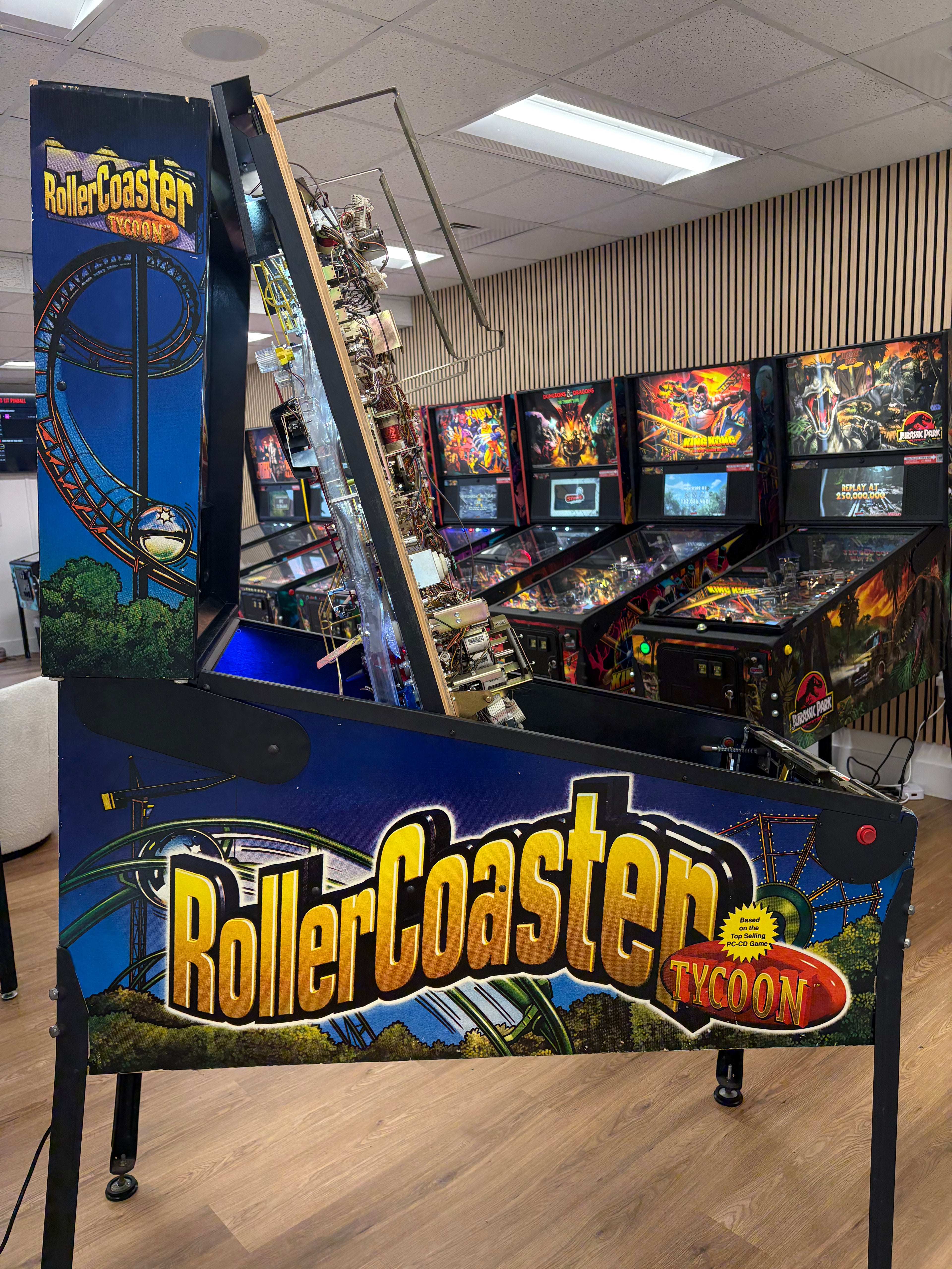 RollerCoaster Tycoon Pinball Machine