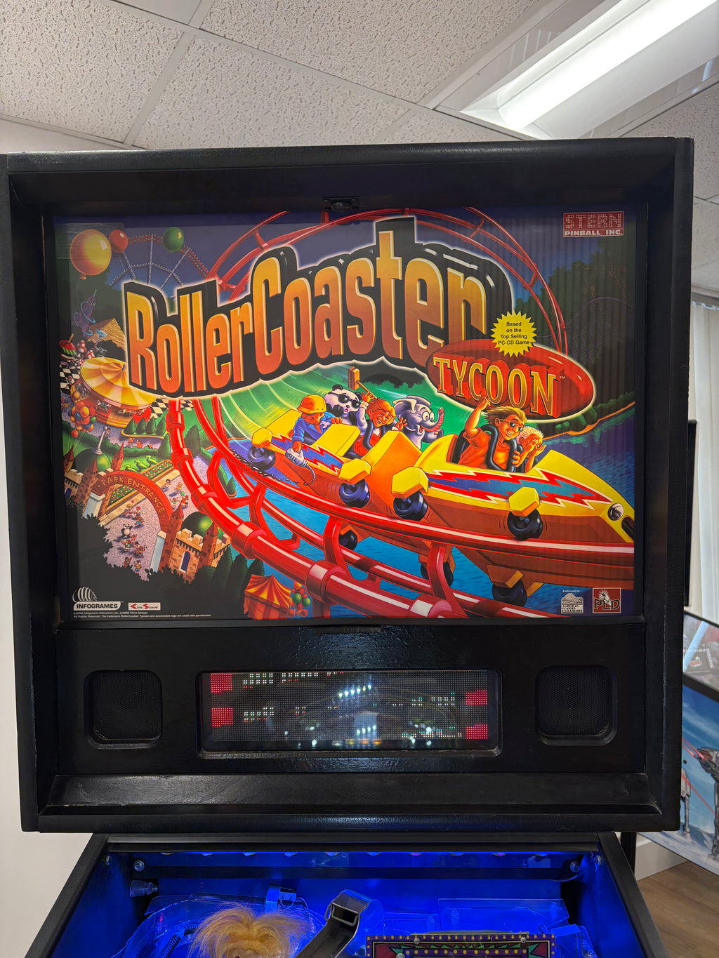 RollerCoaster Tycoon Pinball Machine