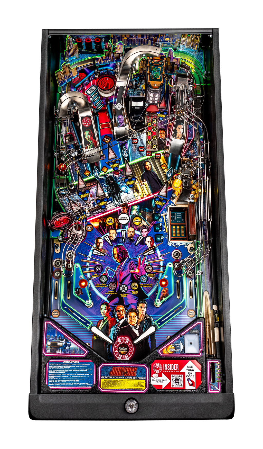 JOHN WICK PINBALL MACHINE