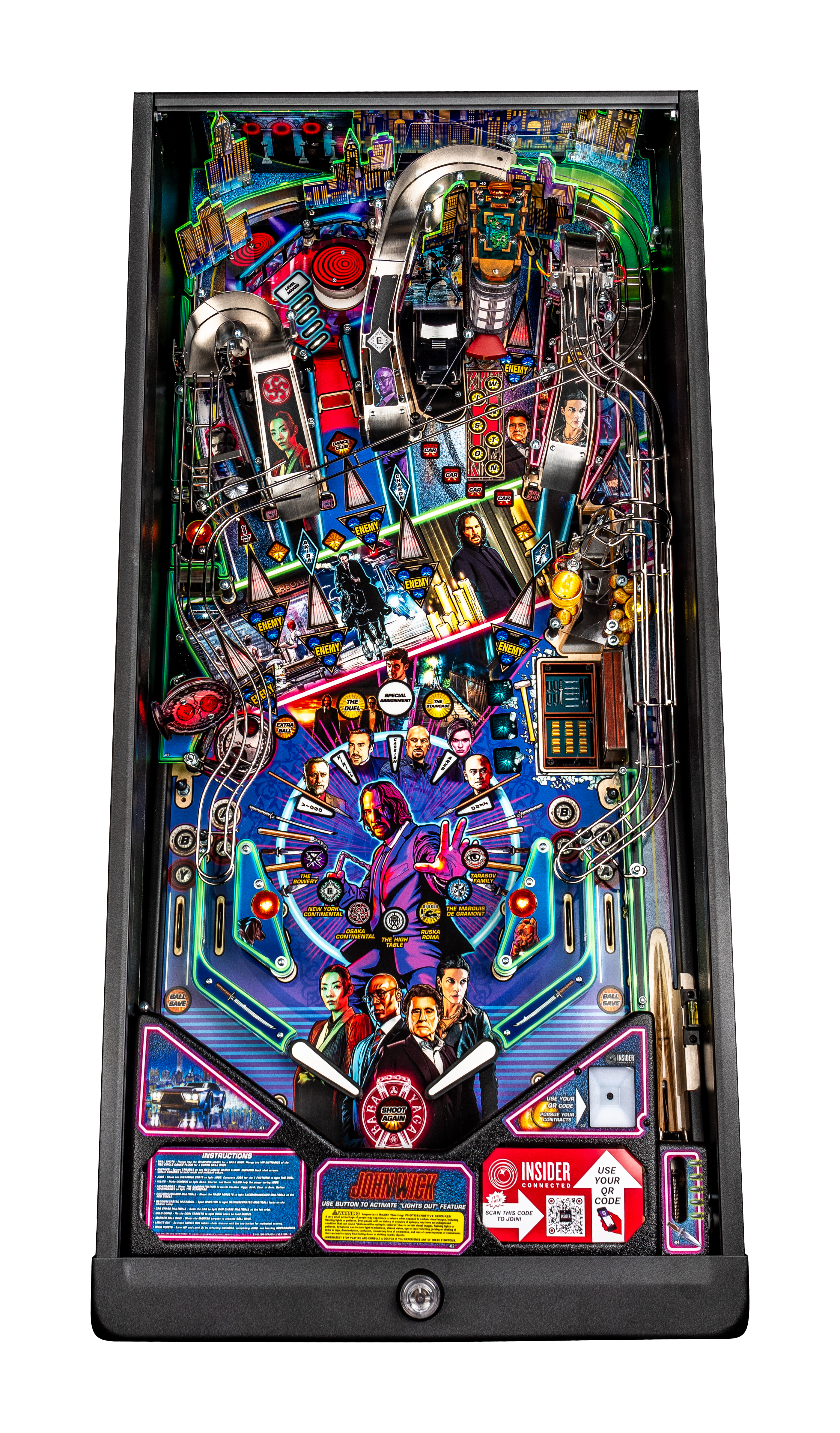 JOHN WICK PINBALL MACHINE
