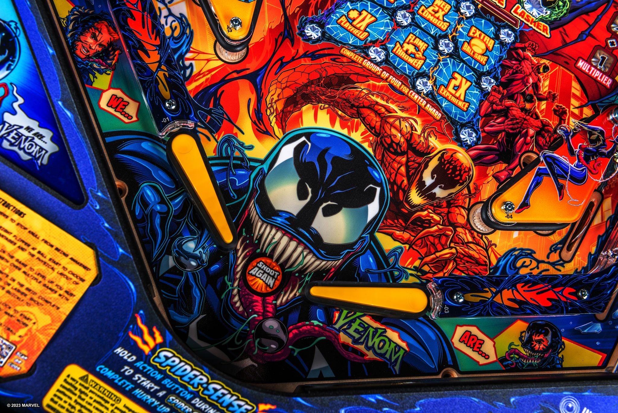 VENOM PINBALL MACHINE