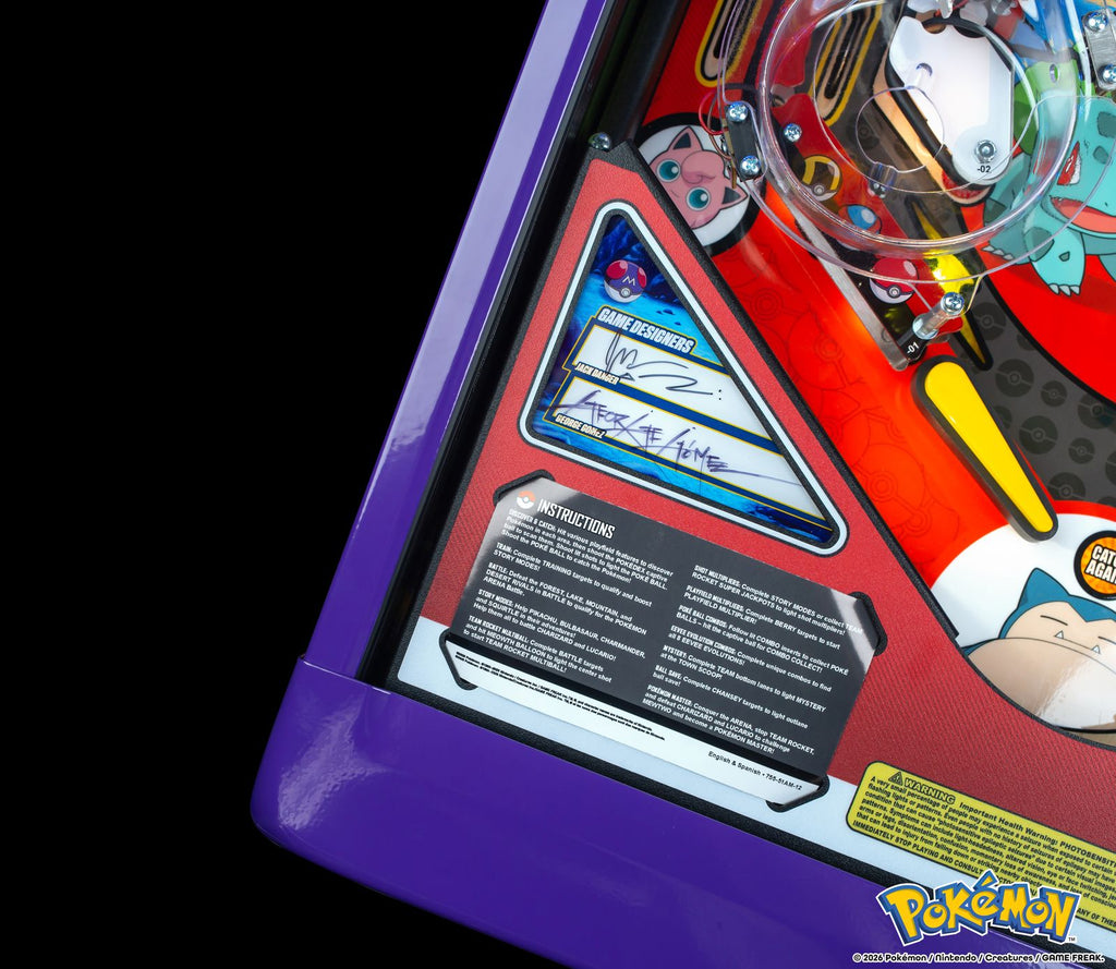 Custom Pokemon Pinball POKEMON PINBALL MACHINE – Lock Is Lit Pinball
