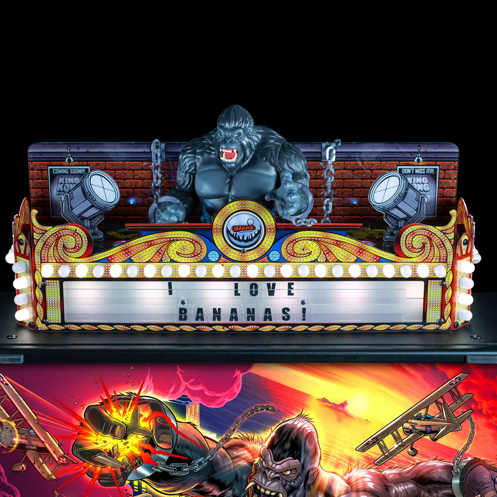 KING KONG PINBALL TOPPER