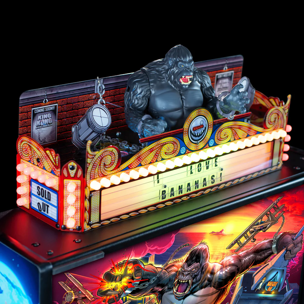 KING KONG PINBALL TOPPER
