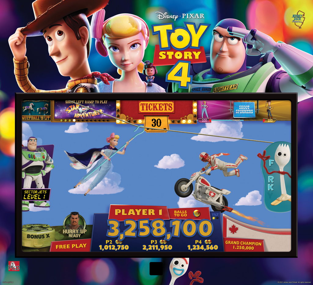 JJP TOY STORY PINBALL MACHINE (LE)