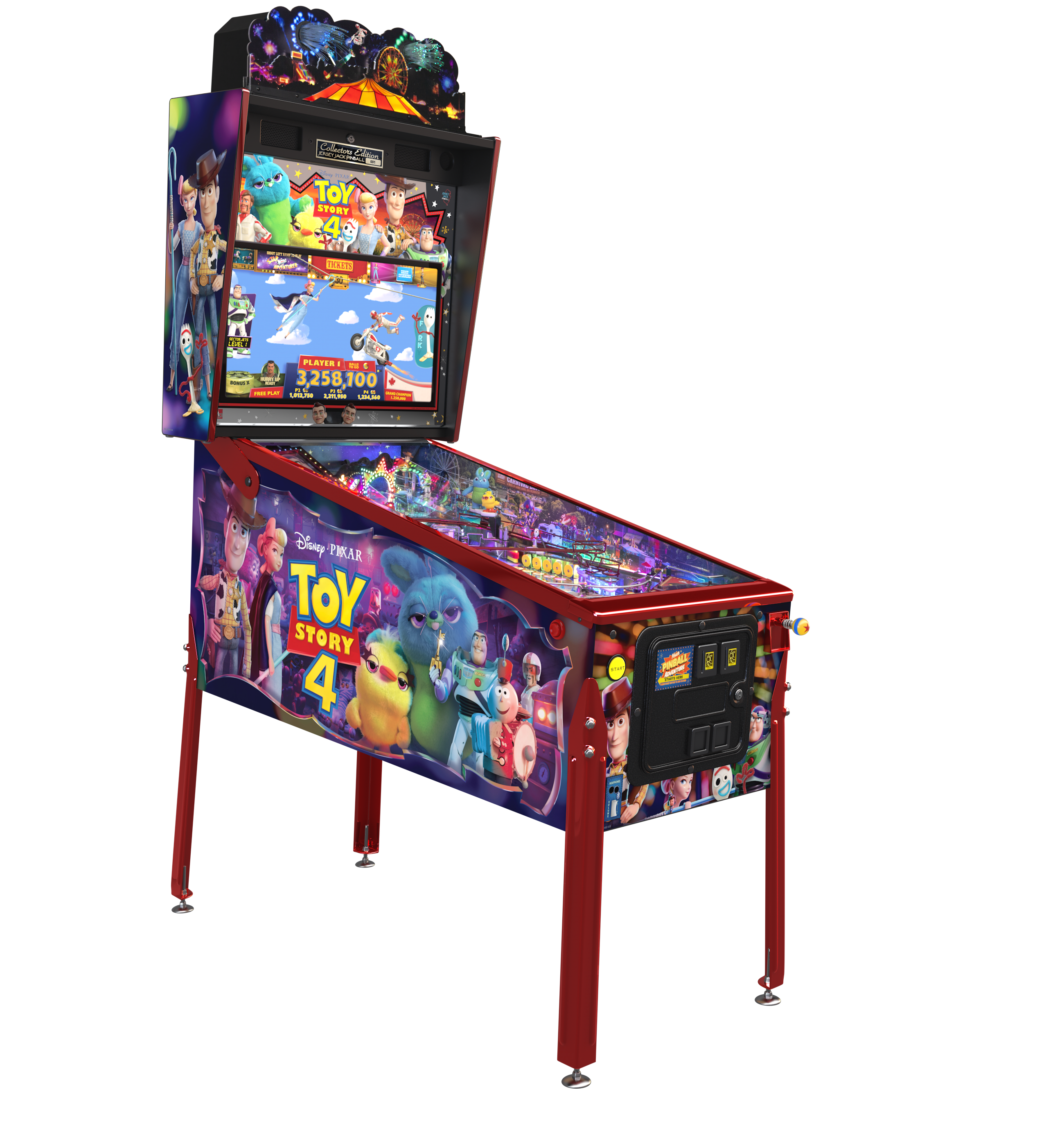 JJP TOY STORY PINBALL MACHINE (CE)