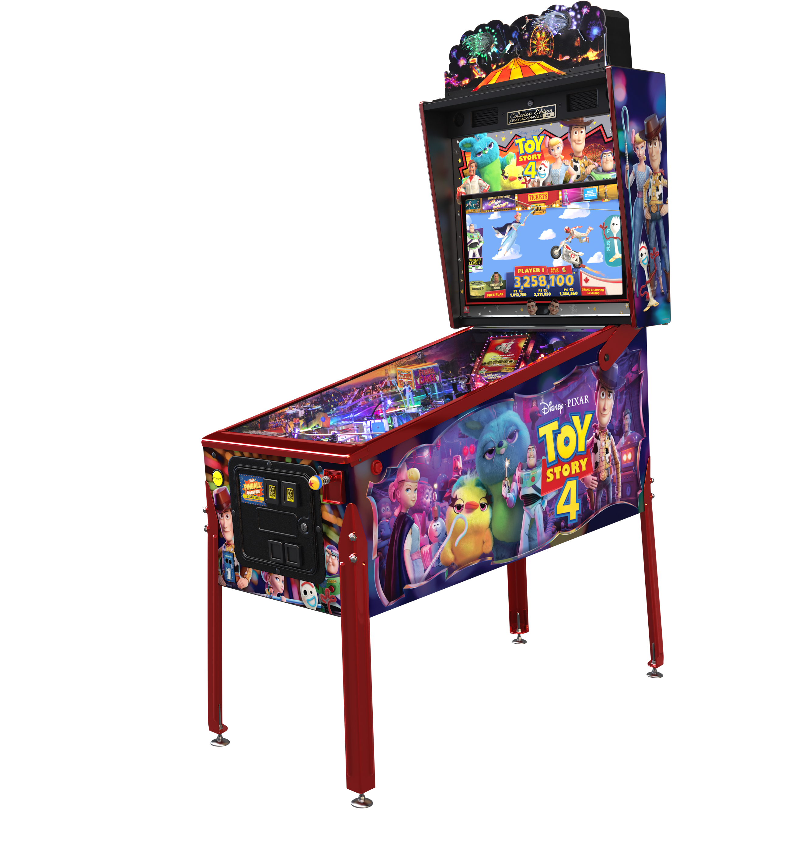 JJP TOY STORY PINBALL MACHINE (CE)