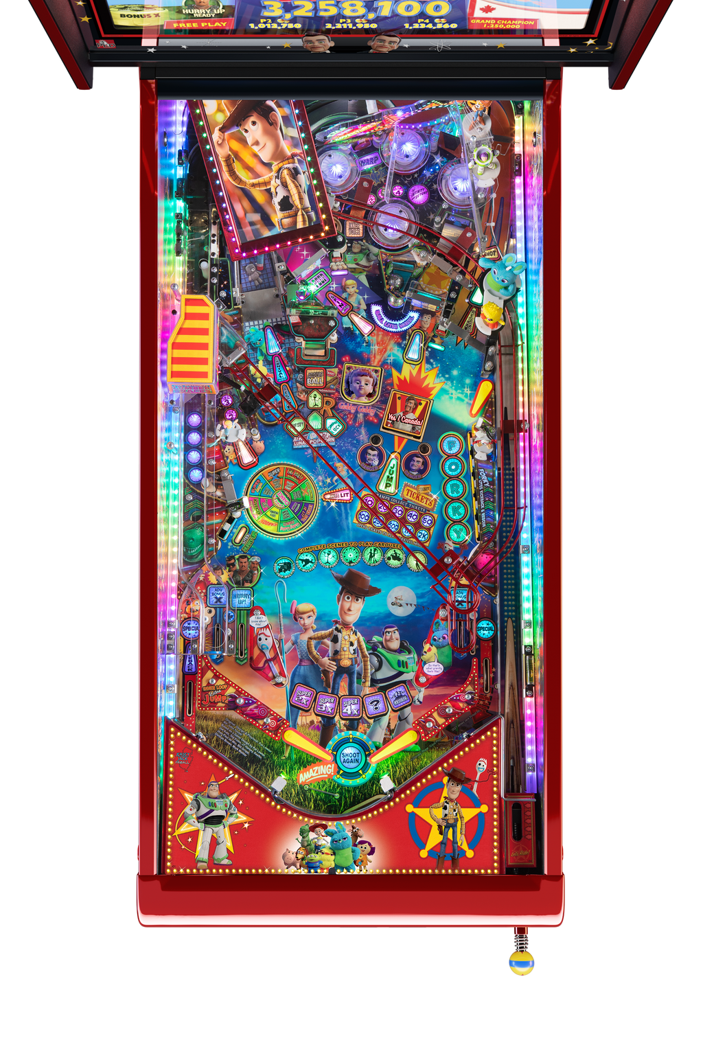 JJP TOY STORY PINBALL MACHINE (CE)