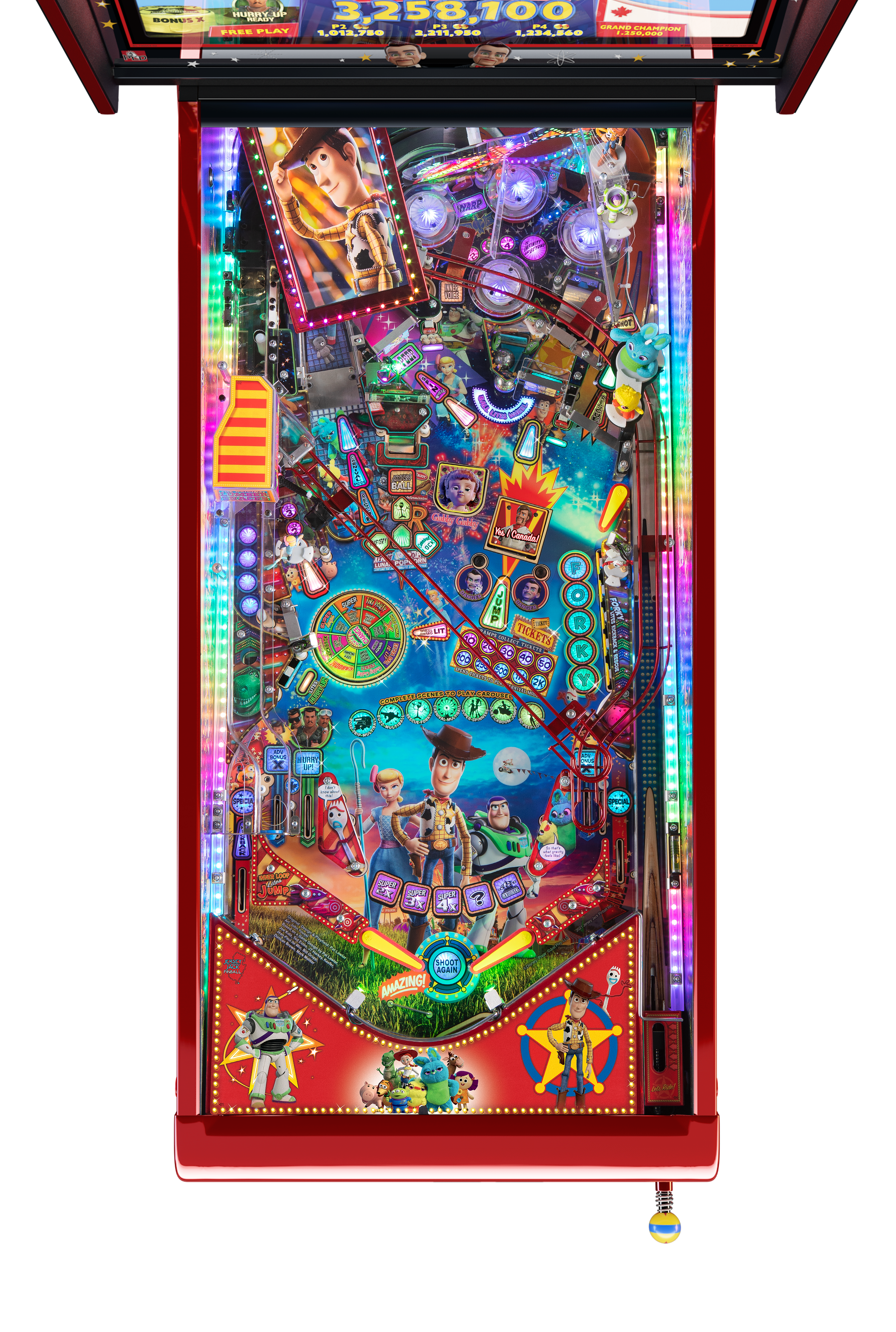 JJP TOY STORY PINBALL MACHINE (CE)