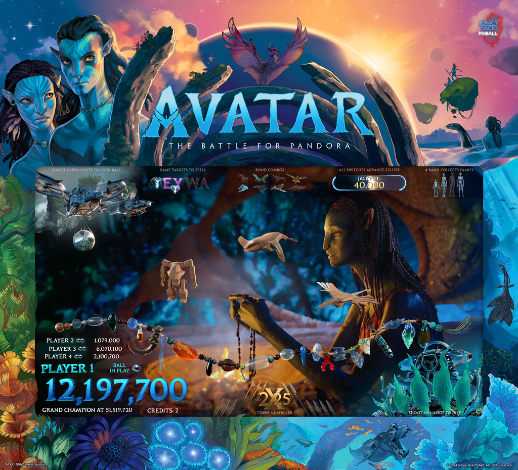 JJP AVATAR PINBALL MACHINE (LE)