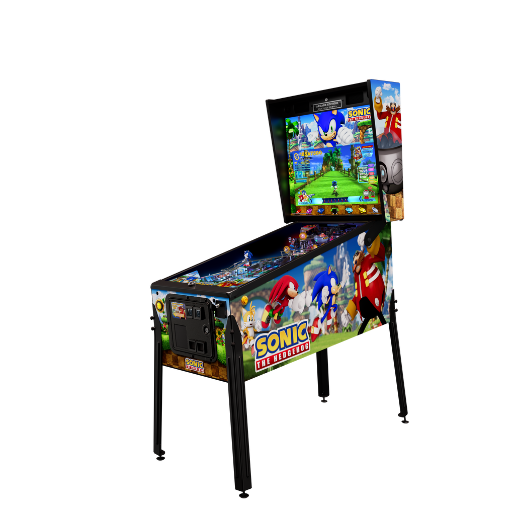 JJP SONIC ARCADE EDITION PINBALL MACHINE