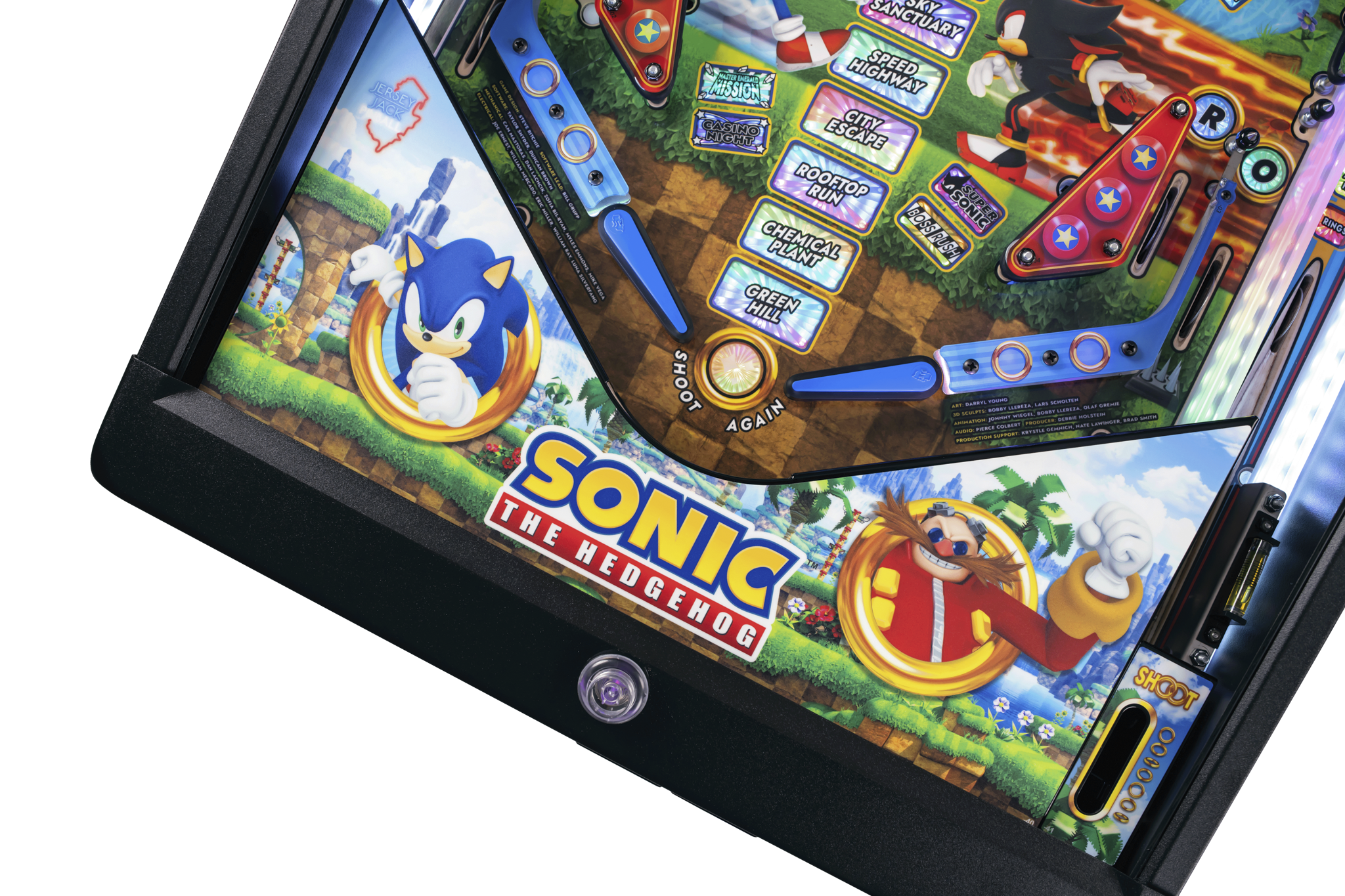 JJP SONIC ARCADE EDITION PINBALL MACHINE