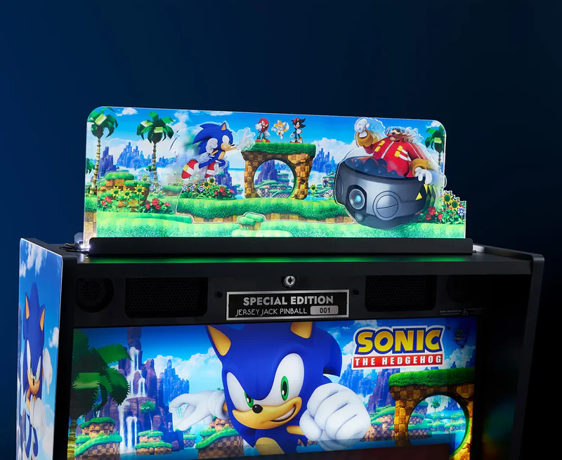 JJP SONIC SPECIAL EDITION PINBALL MACHINE