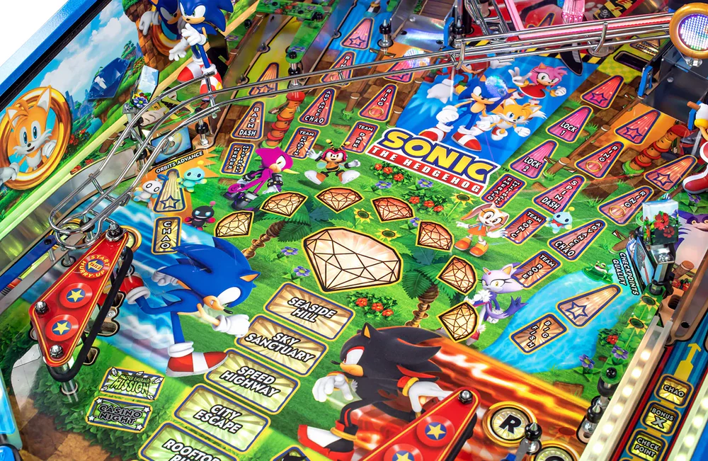 JJP SONIC SPECIAL EDITION PINBALL MACHINE