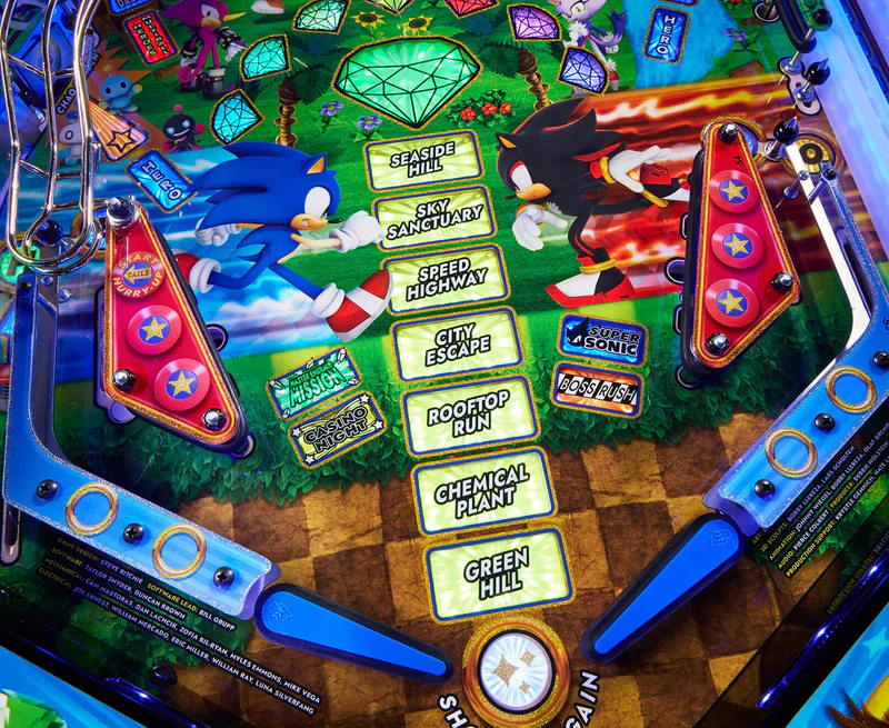 JJP SONIC COLLECTOR'S EDITION PINBALL MACHINE