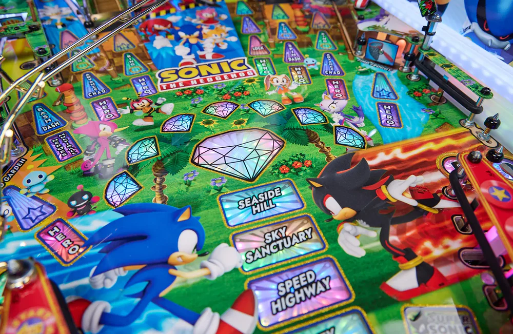 JJP SONIC COLLECTOR'S EDITION PINBALL MACHINE